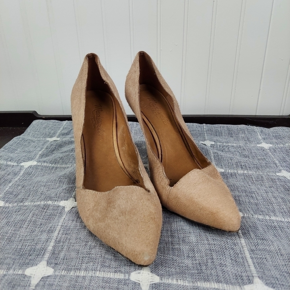 Faux Suede Heels by Madewell, size 8